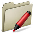 Lightbrown Marker icon